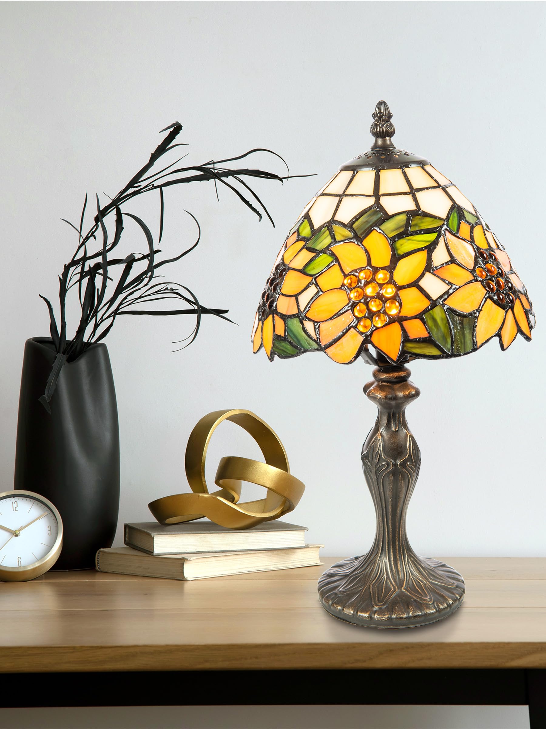 Dale Tiffany STT16087 Discovery Tiffany Accent Table Lamp - Amazon.com